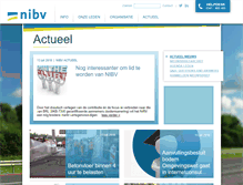Tablet Screenshot of nibv.nl
